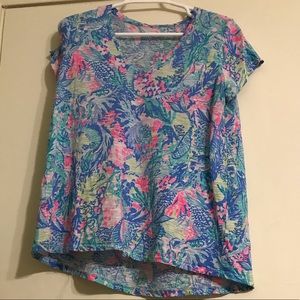 Lilly Pulitzer Mermaids Cove Shirt